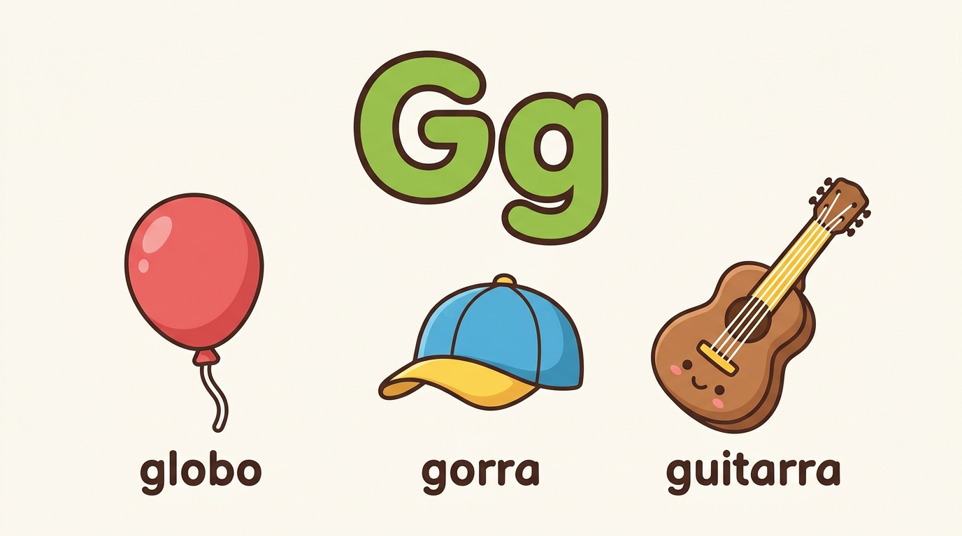 La letra G de gato