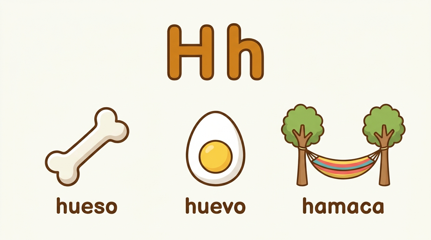La letra H que no suena