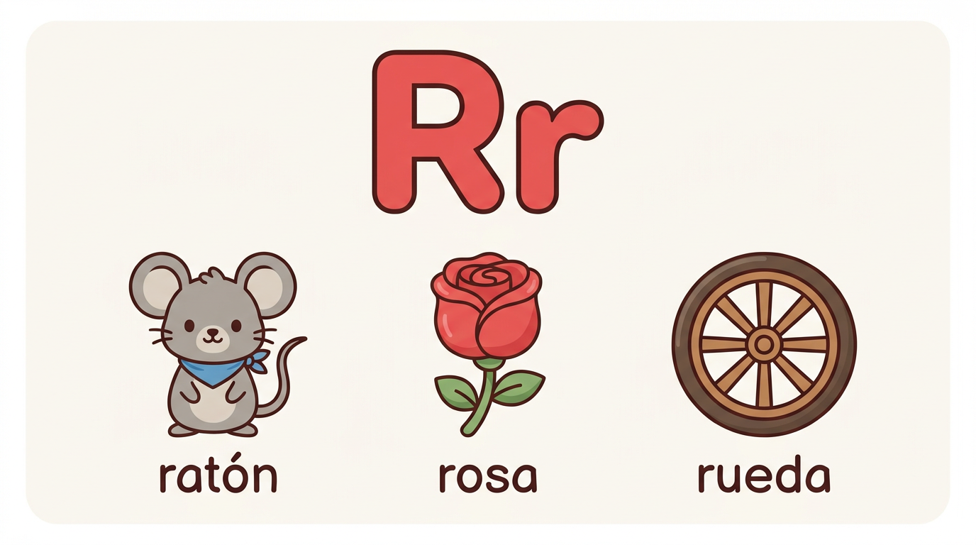 La letra R del ratón