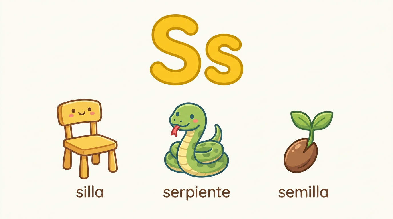 La letra S y la serpiente