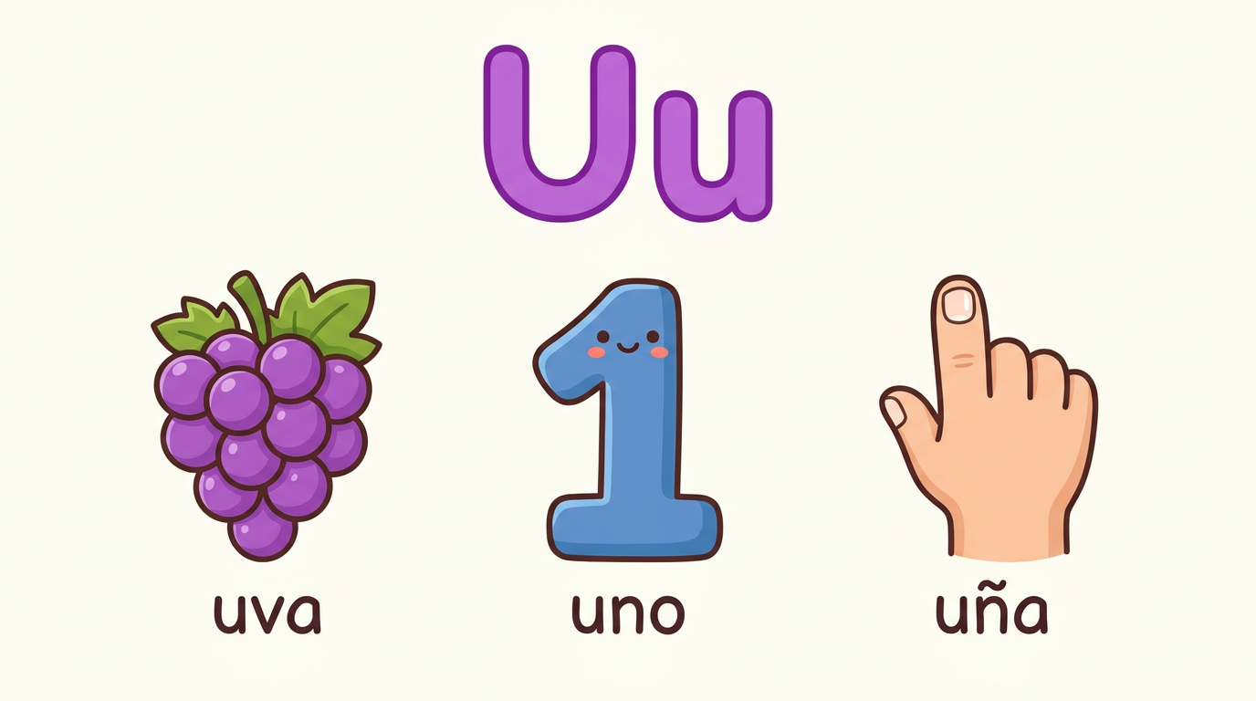 La letra U