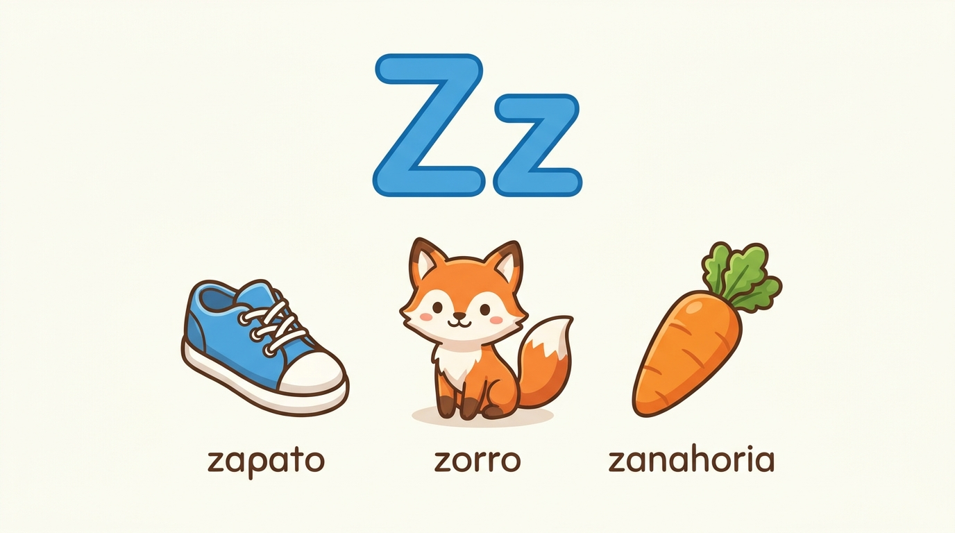 La letra Z de zapato